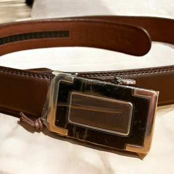 Ceinture en cuir véritable, authentique et durable – Accessoire élégant et intemporel taille 95 cm