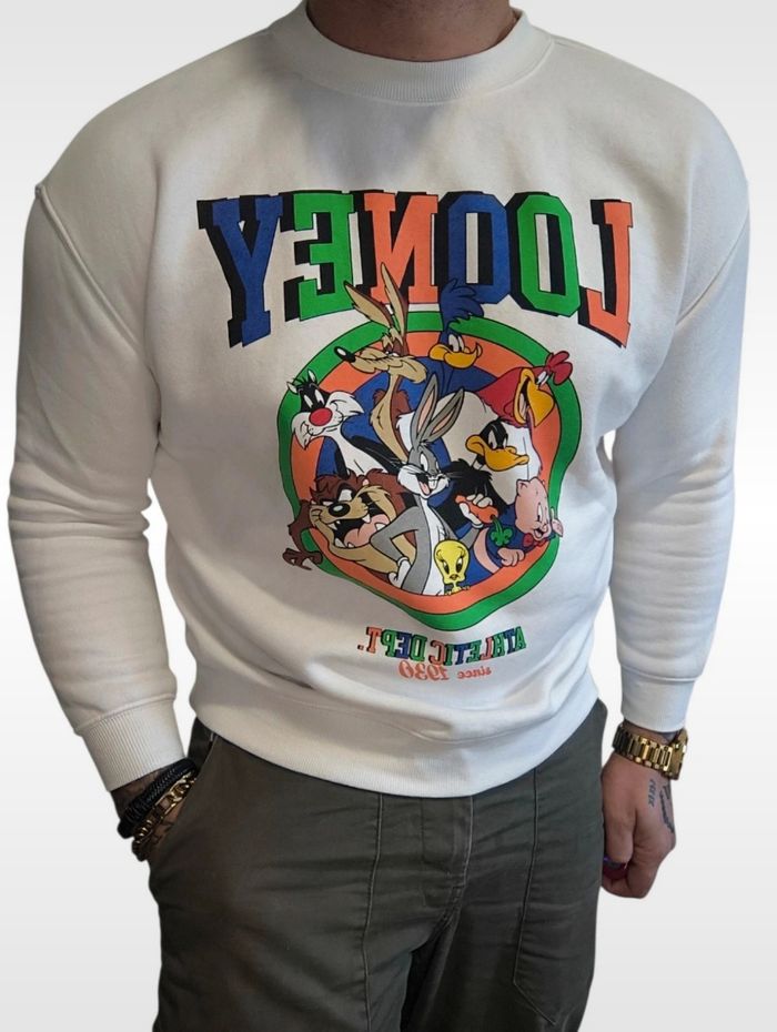 Pull Looney Tunes athletic, très bon état 👌, taille M