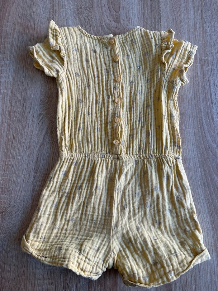 Combi short in extenso jaune - photo numéro 2