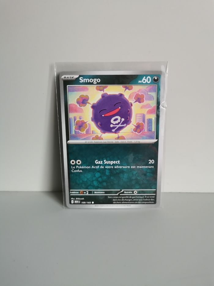 Carte Pokémon Smogo 109/165 - photo numéro 3