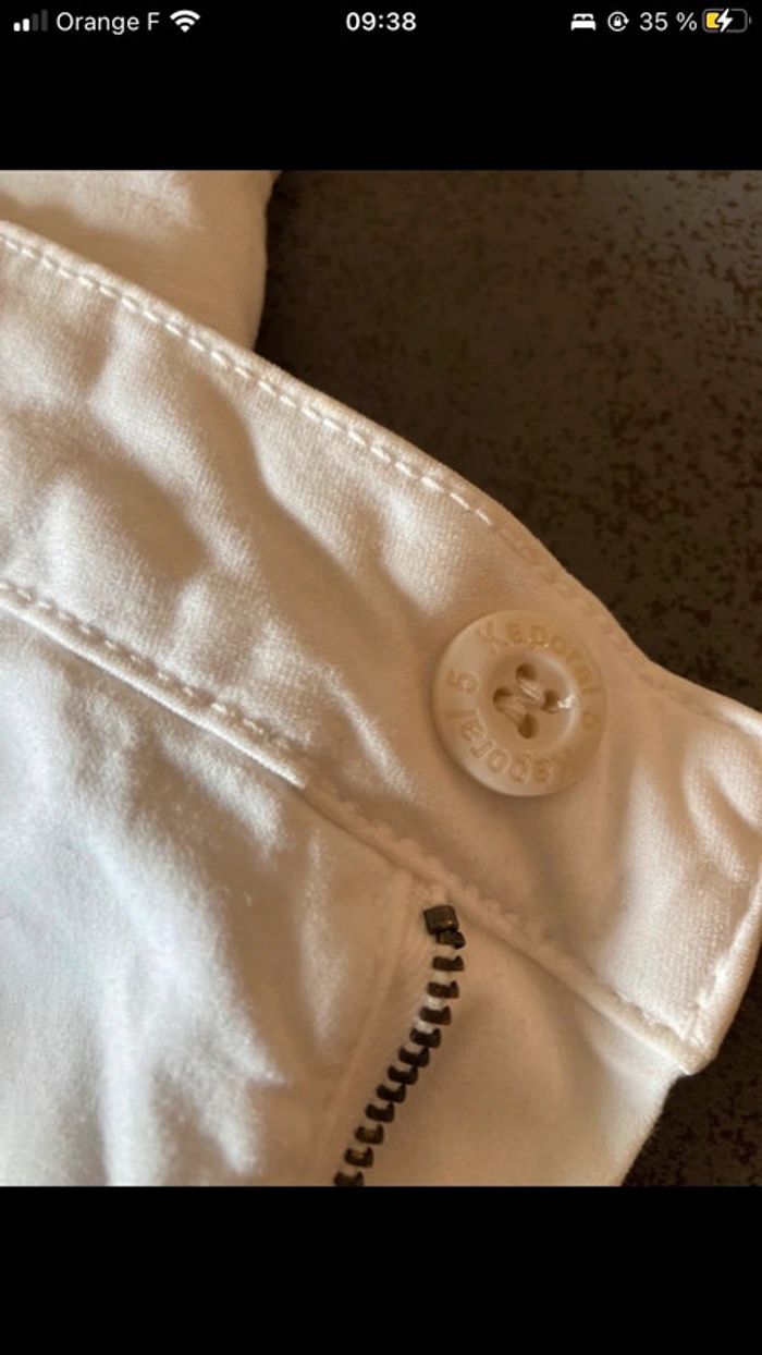 Jean skinny taille basse blanc kaporal - photo numéro 3