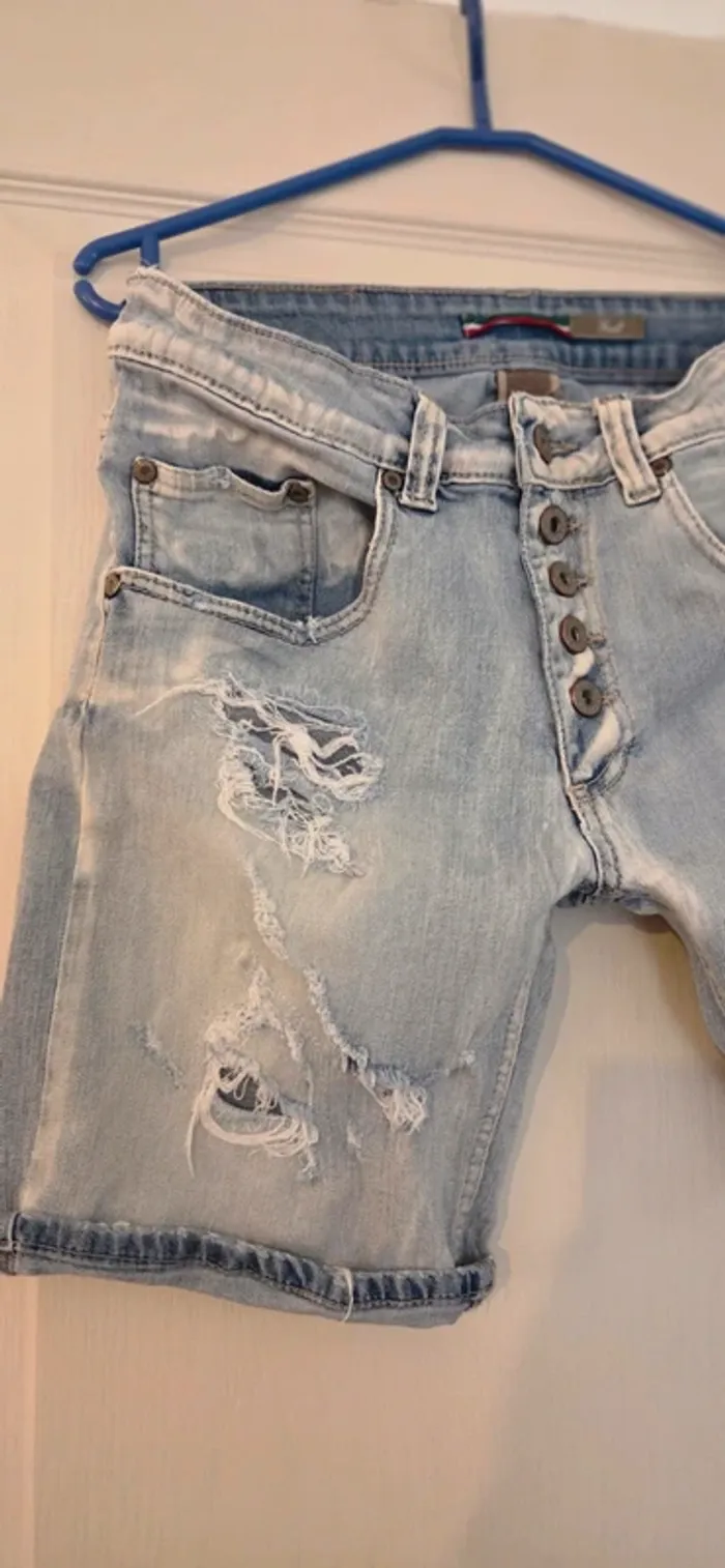 Short en jean Please – Vintage Chic - photo numéro 5
