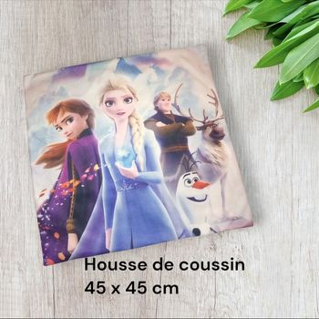 Housse de coussin  Frozen la reine des neiges