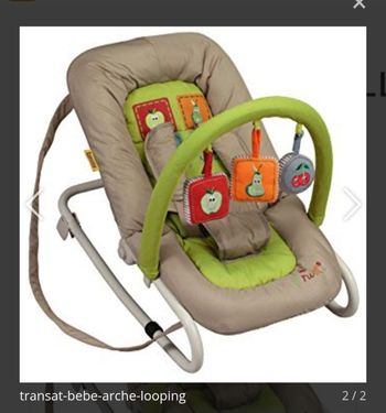 Transat balancelle manuelle Arche de jeux de Looping