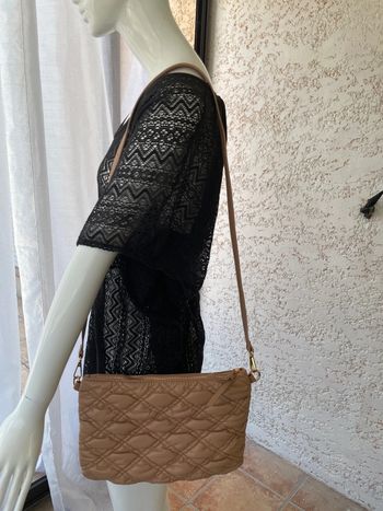 Sac matelassés de couleur rose