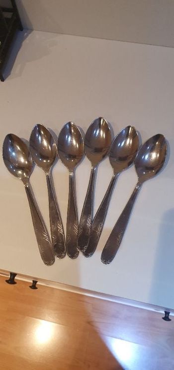 6 cuillères à soupe vintage