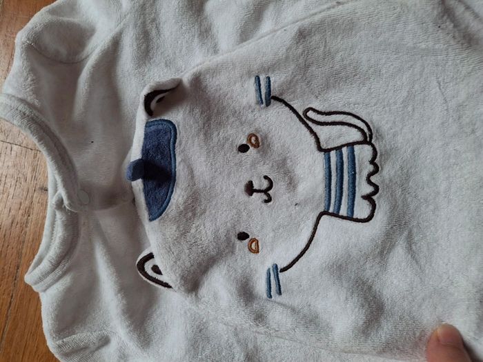 Pyjama velours chat parisien 6 mois Dpam - photo numéro 5