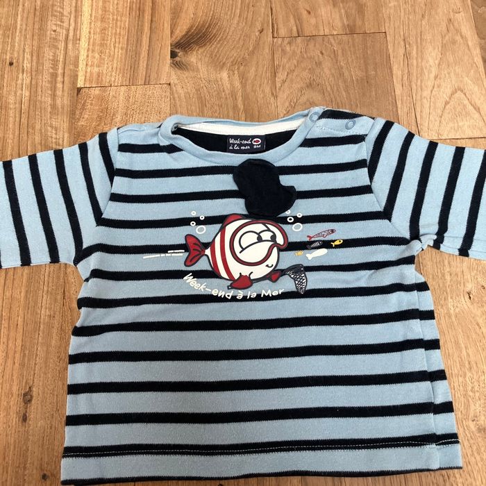 TEE shirt manches longues  9 mois - photo numéro 4