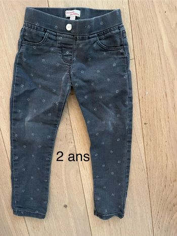 Pantalon jean gris DPAM 2 ans