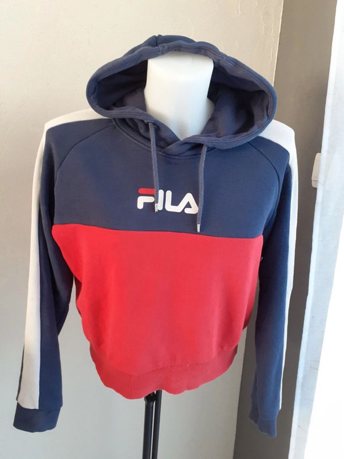 Sweat fila bleu blanc rouge t s