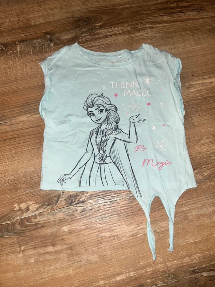 Tee shirt reine des neiges 6 ans