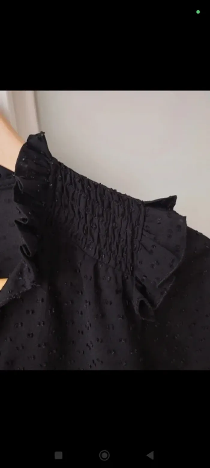Blouse noire plumetis Pimkie 36 - photo numéro 4