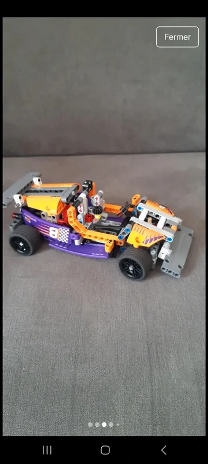 Voiture de course ou karting Lego technic - photo numéro 4