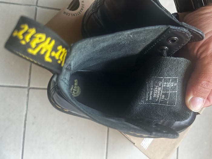 Chaussure bottines Dr. Martens cuir noir - Taille 37 - photo numéro 8