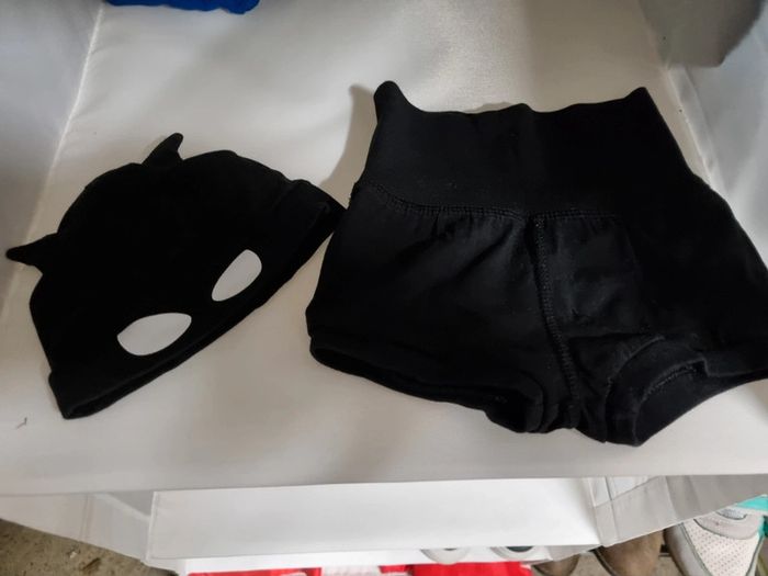 Ensemble 3 pièces Batman blanc et noir - photo numéro 2