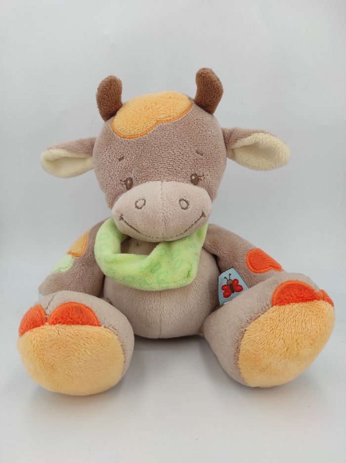 Peluche musicale Vache Beige Nattou