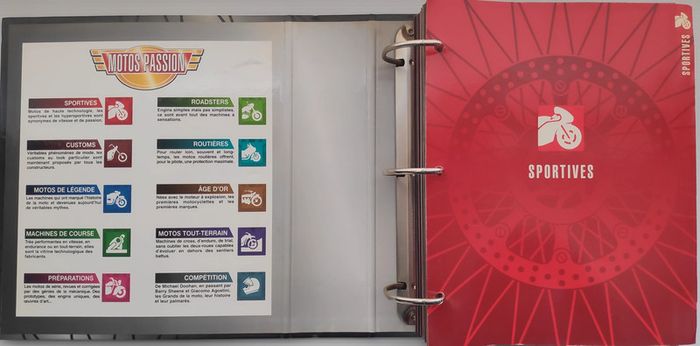 222 fiches Motos Sportives - Classeur Motos Passion - photo numéro 2