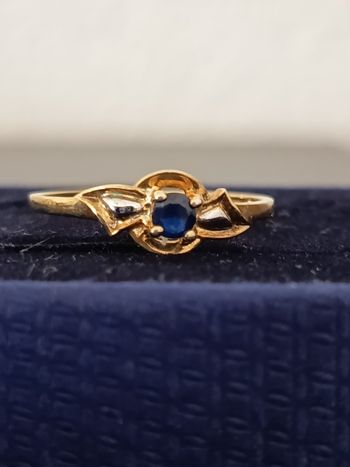 Bague plaqué argent.