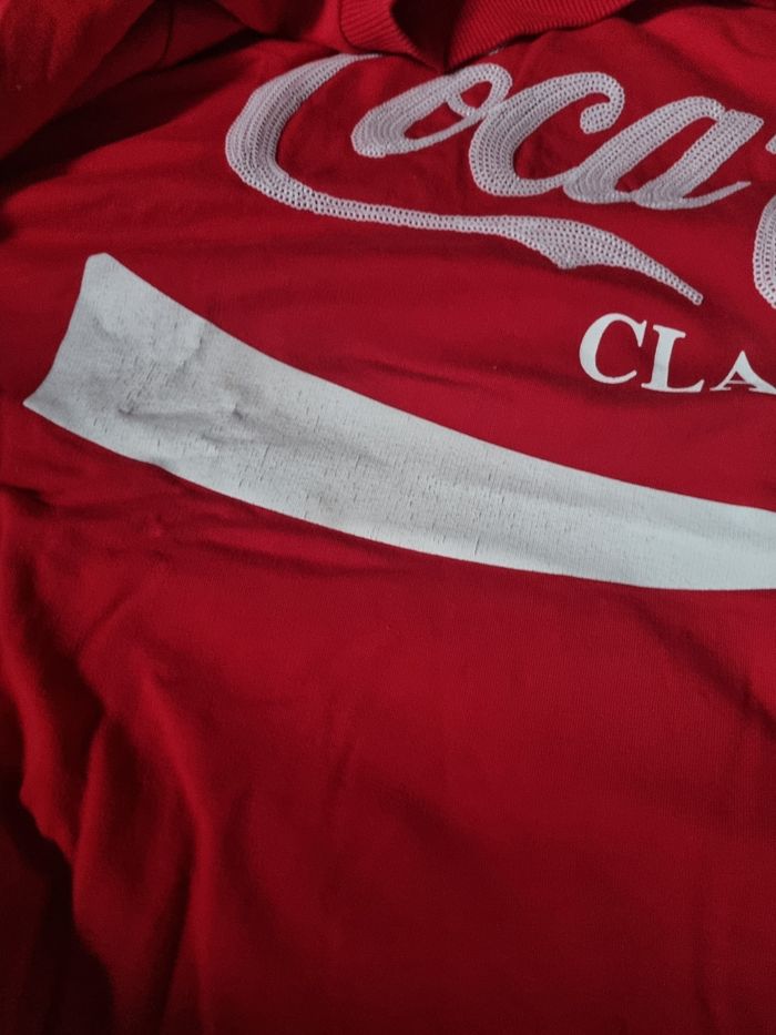 Sweat rouge avec écriture Coca Cola taille 56-58 - photo numéro 5