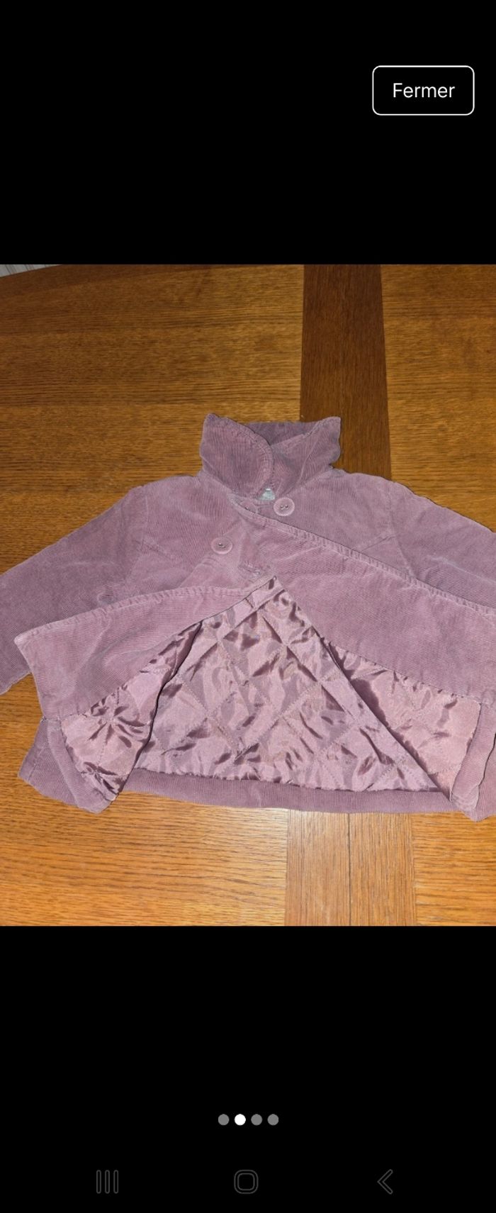 Manteau velours chaud - photo numéro 2