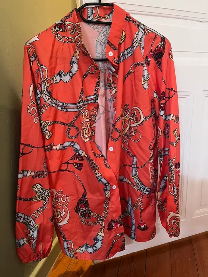 Chemise à motif taille M