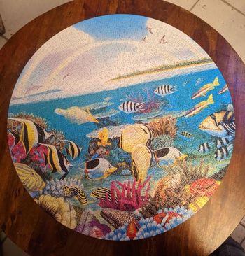 Magnifique puzzle Fonds marins MB 1000 pièces