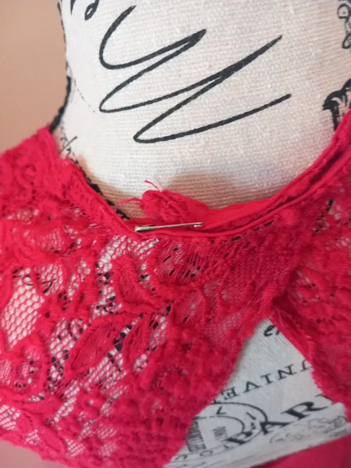 Robe été ou cérémonie 36 rouge - photo numéro 7