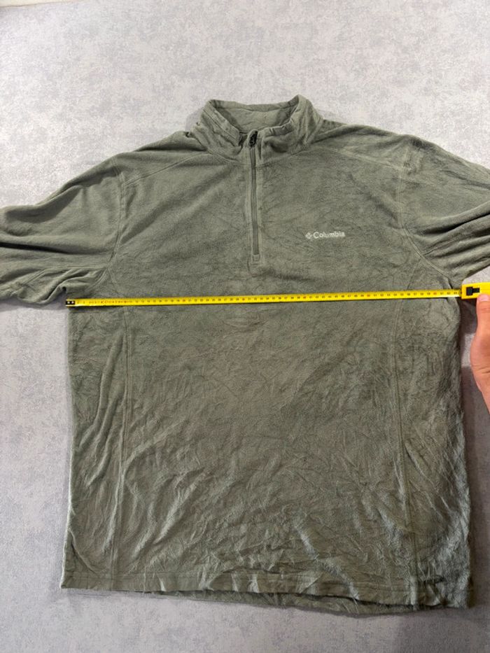 Polaire 1/4 Zip / Quarter zip Columbia Vert clair Taille XL - photo numéro 9