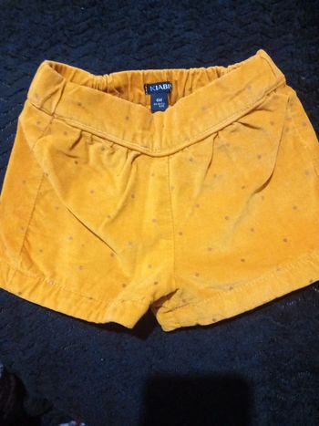 Short taille 63/69cm 6mois kiabi