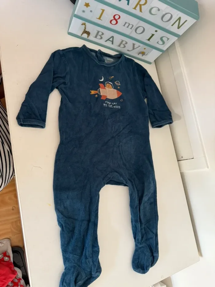 Pyjama velours 18 mois