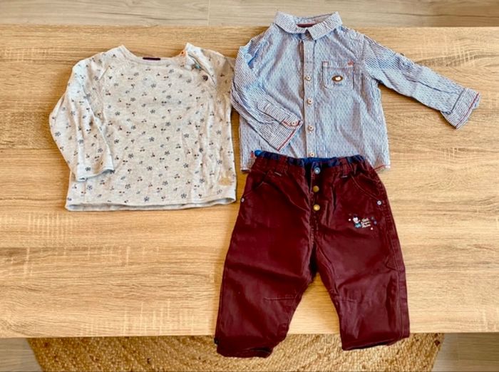 Lot 18 mois garçon sergent major tape à l’œil bout’chou - photo numéro 9