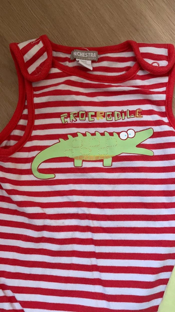 Lot de 2 combishorts orchestra 9 mois - photo numéro 3