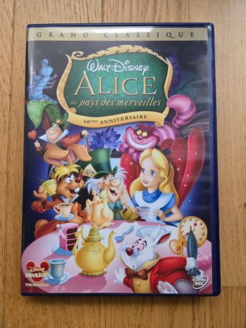 Dvd "Alice aux Pays des Merveilles"
