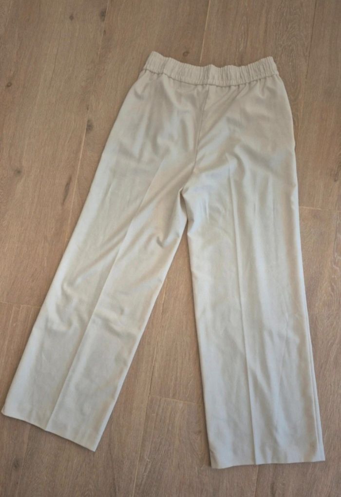 Pantalon Mango blanc cassé - Taille M9 - photo numéro 2