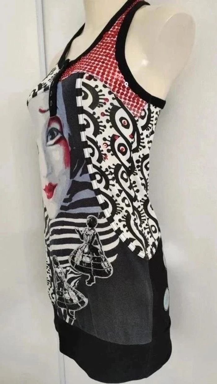 Tunique d'été - Desigual - Cirque du soleil - taille S - photo numéro 2