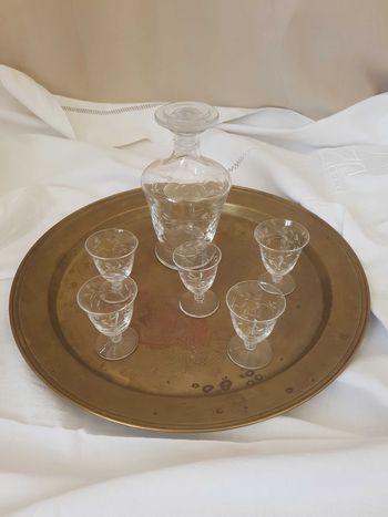 Lot service à liqueur vintage