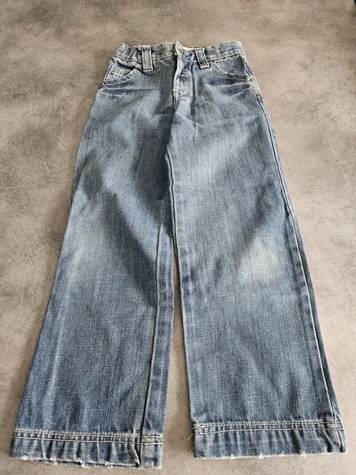 Jean droit garçon - Taille 7 ans (120cm) - Okaidi - Bleu - photo numéro 5