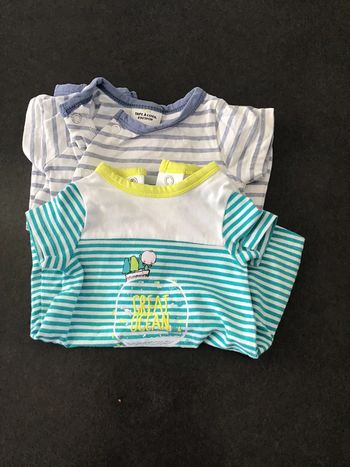 Lot barboteuse été taille naissance