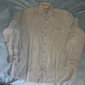 Chemise Manche Longue Velours Vintage 👔 Oxbow - Taille XL