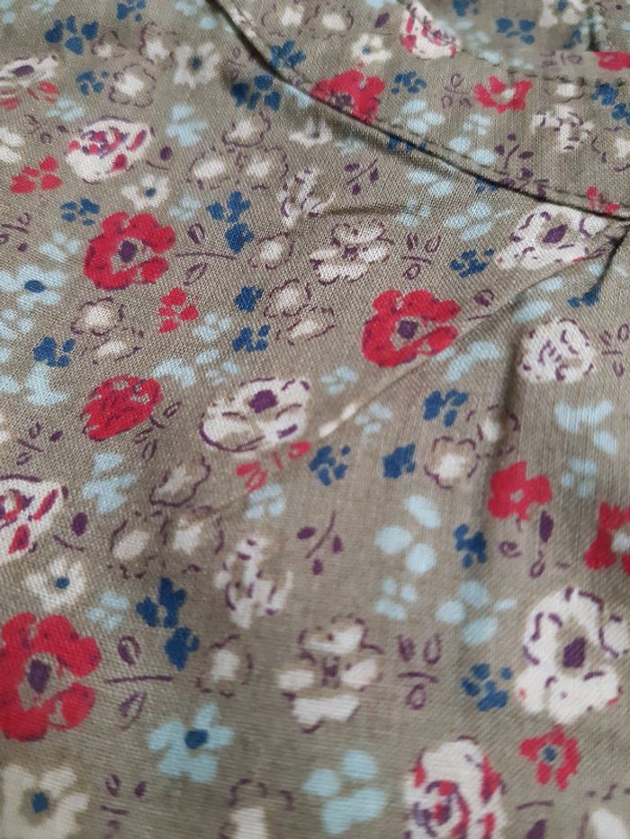 Blouse tunique liberty bebe fille DPAM 3 mois neuve fleurs - photo numéro 2