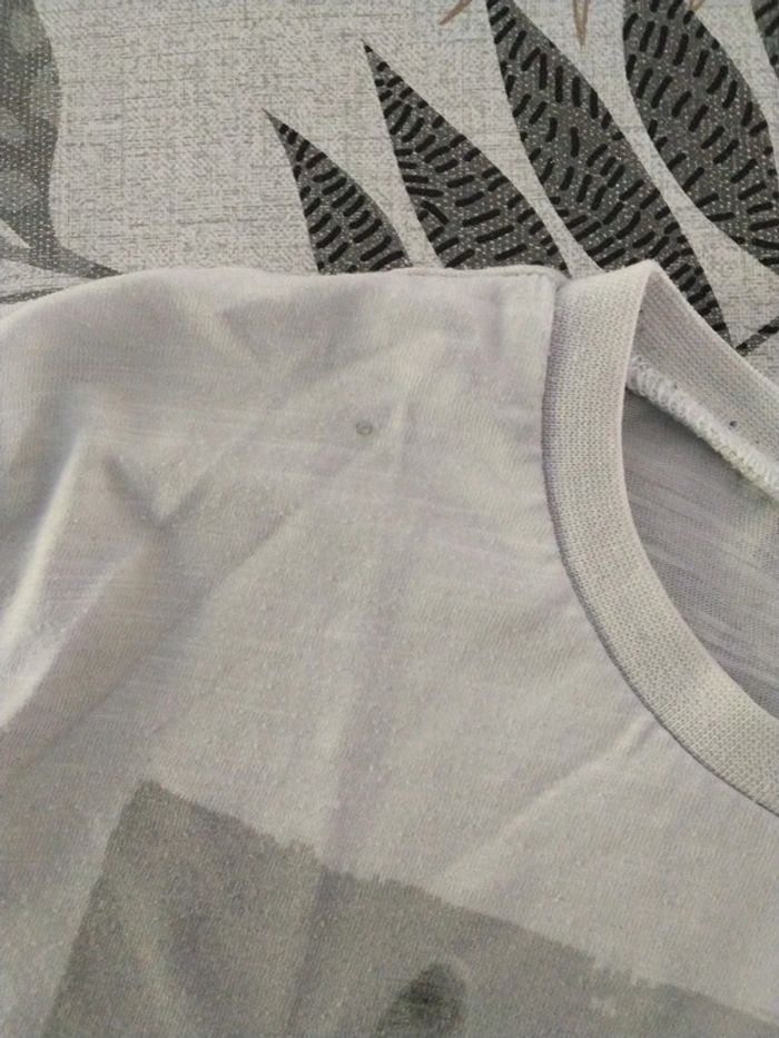 Tee shirt blanc avec animaux IKKS 8 ans - photo numéro 3