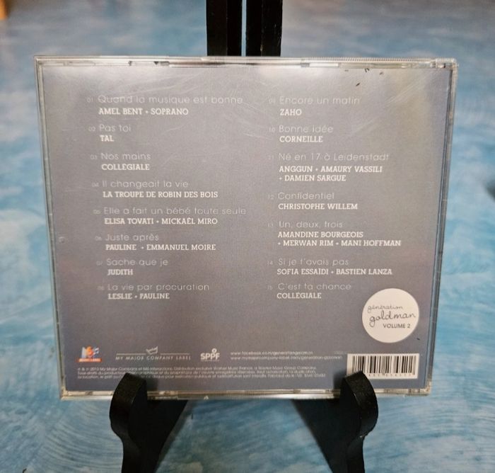 Cd "Génération Goldman" volume 1 et 2 💿 - photo numéro 5