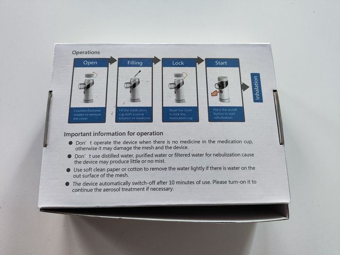 Mini Inhalateur Nébuliseur Portable Enfants et Adultes - Atomiseur Nebulizer Neuf - photo numéro 3