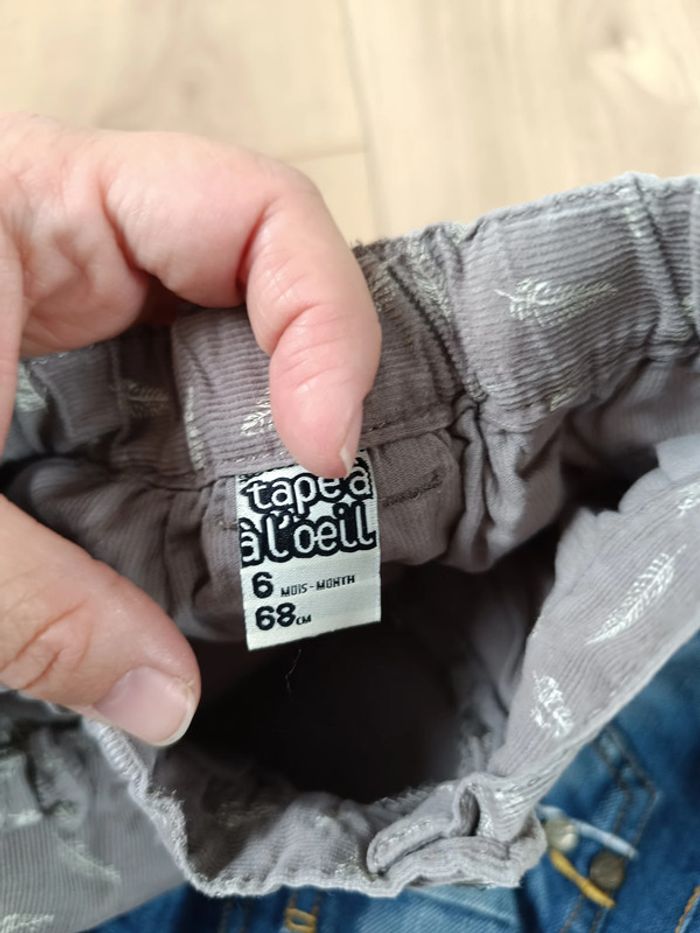 Lot de 2 shorts 6 mois fille - photo numéro 4