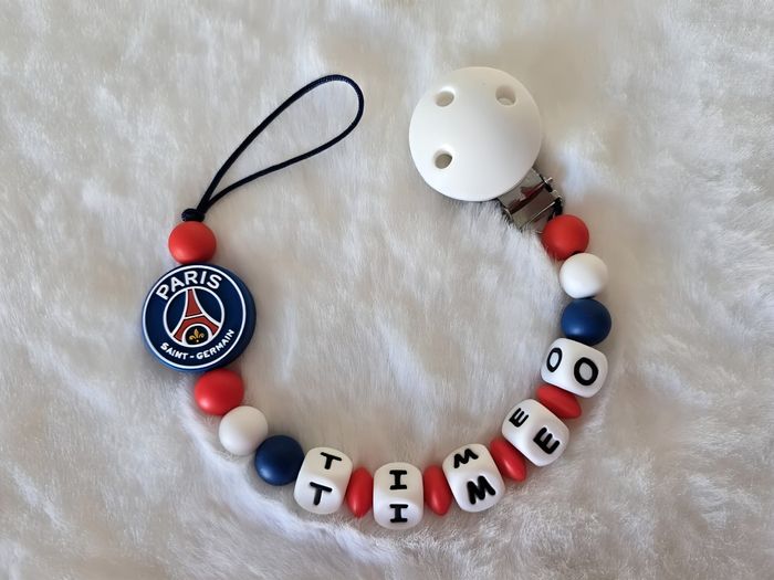 Attache sucette personnalisé en silicone psg
