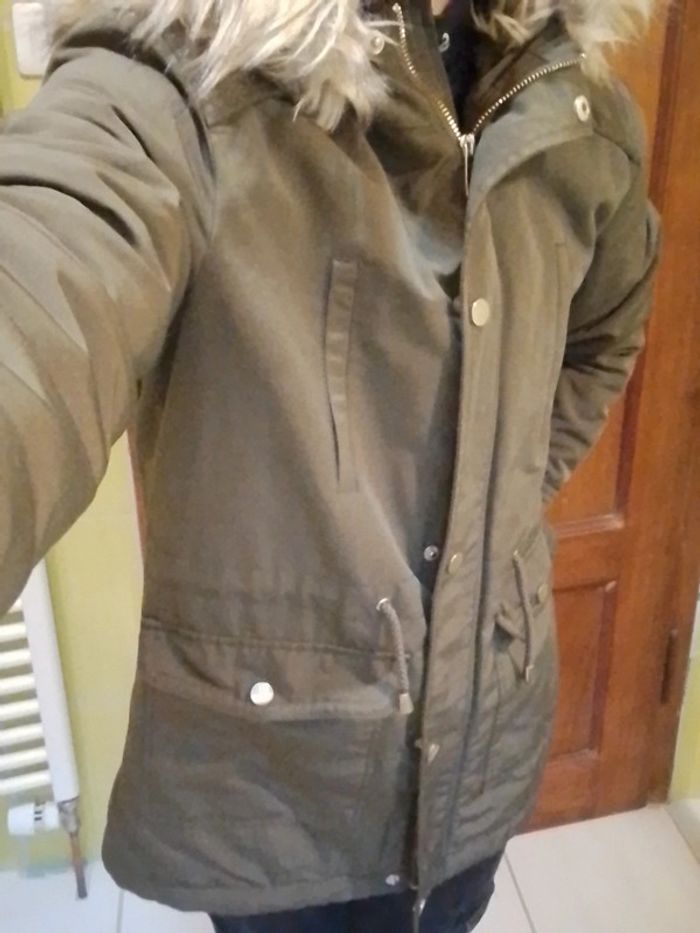 Parka femme vert kaki Gémo - photo numéro 3
