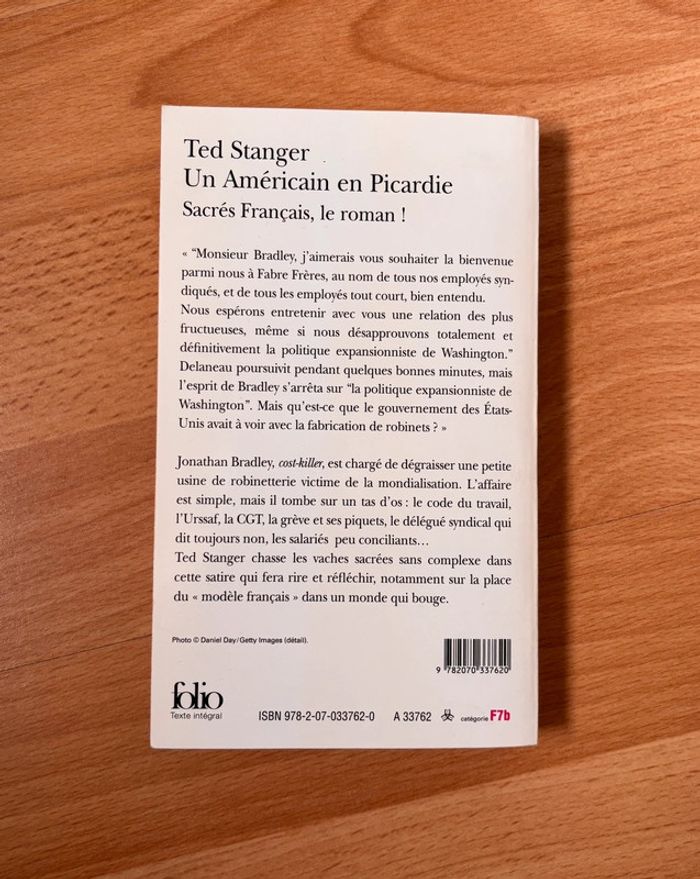 Livre Un Américain en Picardie Sacrés Français, le roman ! De Ted Stanger - photo numéro 2