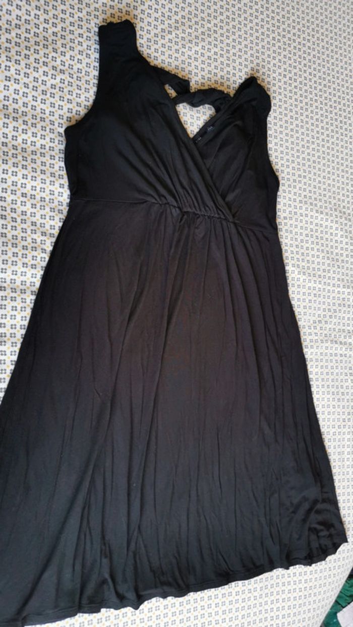 Robe de grossesse noire fluide – Taille 42 - photo numéro 3