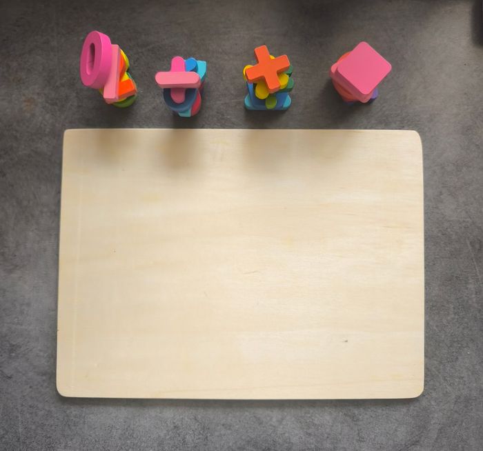 Puzzle planche chiffres et symboles - photo numéro 3