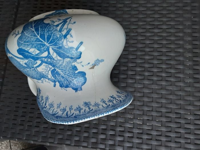 Pichet de toilette très vintage marque terre de fer - photo numéro 5
